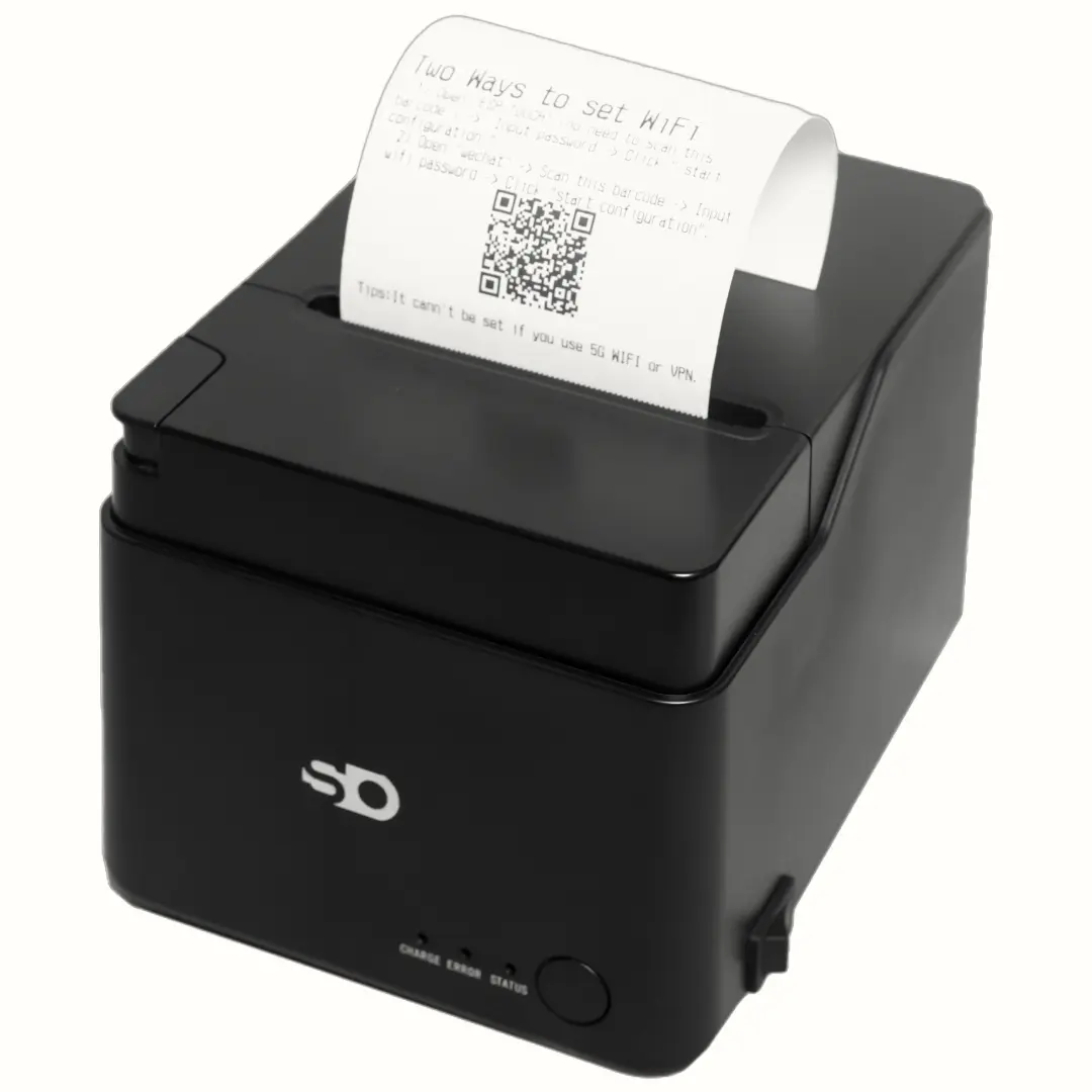 Shanco B80UN thermal printer with Anti Jam Technology. The Shanco B80UN thermal printer is equipped with Anti Jam Technology, ensuring smooth and uninterrupted printing. This feature enhances reliability and minimizes downtime, making it perfect for high-demand POS environments.